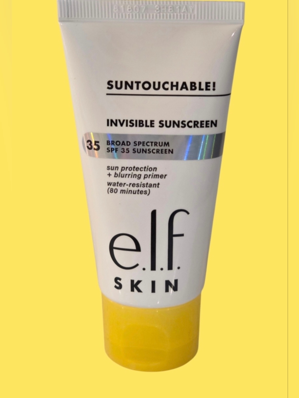 E.L.F. Skin Suntouchable! Invisible Sunscreen SPF 35 + Blurring Primer 1.7oz